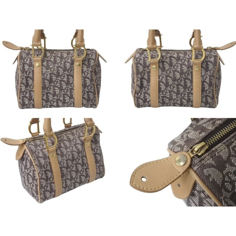 Dior Speedy Boston Christian Trotter Brown Bag